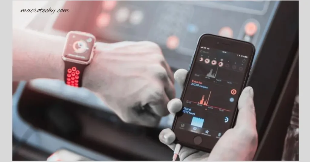 smartwatches monitoring health metrics in real time