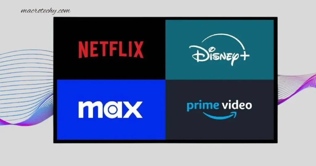 popular streaming platforms like Netflix, Disney+, Spotify.